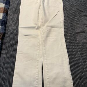 American Eagle Outfitters White Boot Cut Jeans
